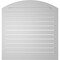 Ekena Millwork Arch Top Surface Mount PVC Gable Vent: Non-Functional, w/2"W x 1-1/2"P Brickmould Frame, 34"W x 34"H GVPAR34X3402SN - alternate 2